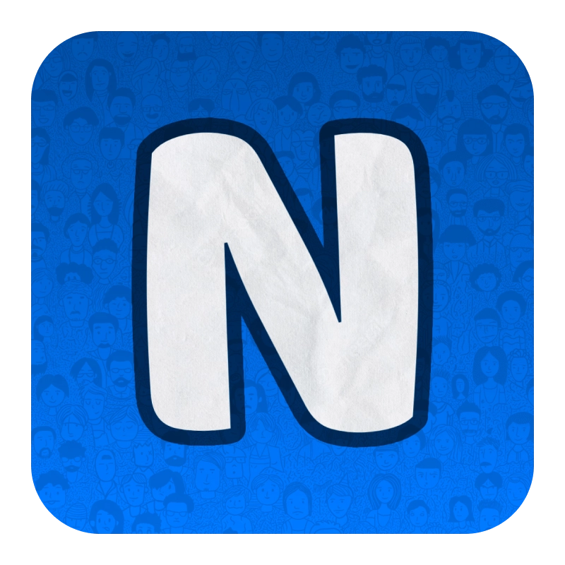 Ícone do app Namefy. App disponível na Play Store e App Store